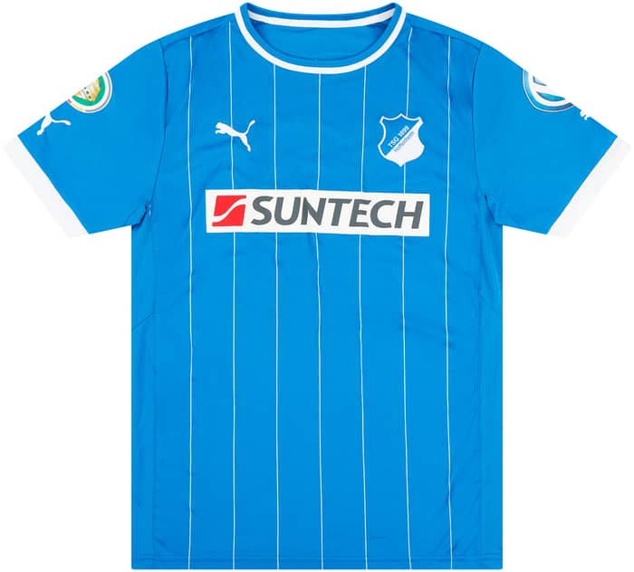2012-13 TSG Hoffenheim Match Issue DFB Pokal Home Shirt Vestergaard #29