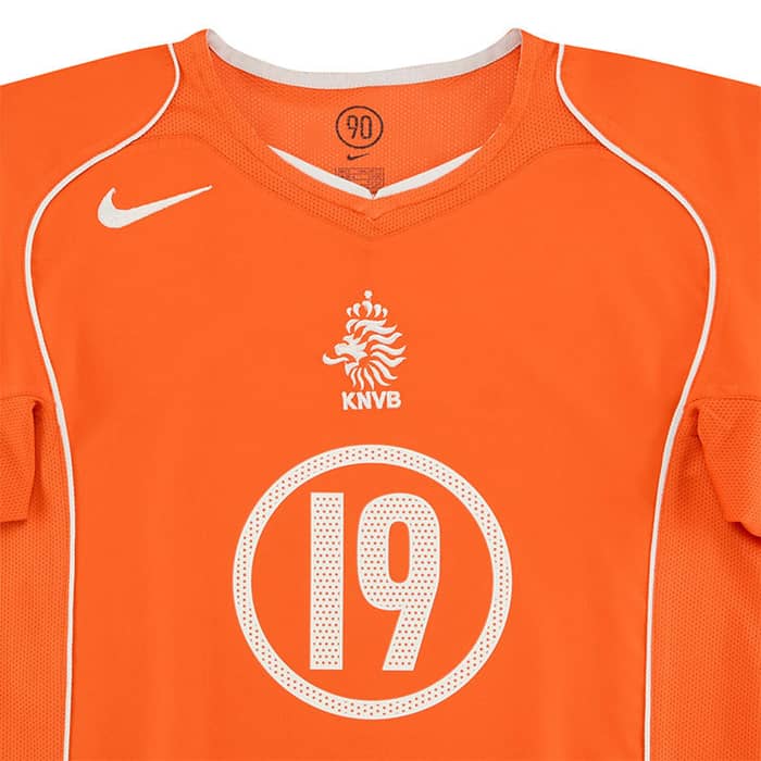 2004-06 Netherlands Home Shirt Robben #19 - 8/10