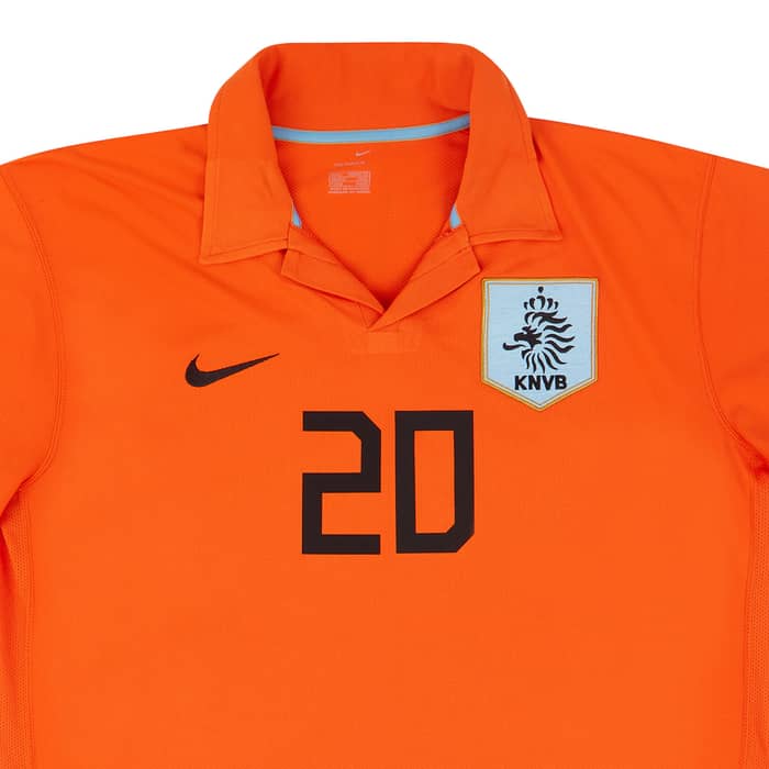 2006-08 Netherlands Home Shirt Sneijder #20 - 7/10