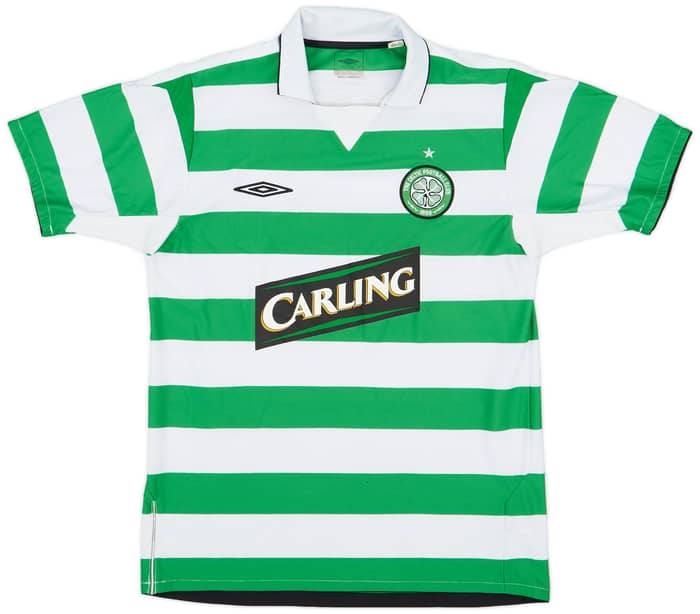 2004-05 Celtic Home Shirt Petrov #19 - 6/10 - (M)