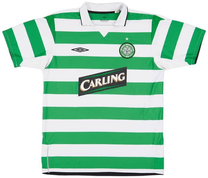 2004-05 Celtic Home Shirt Lambert #14- 6/10 - (L)