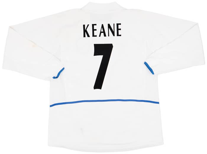 2002-03 Leeds United Home L/S Shirt Keane #7 - 8/10 - (XL)