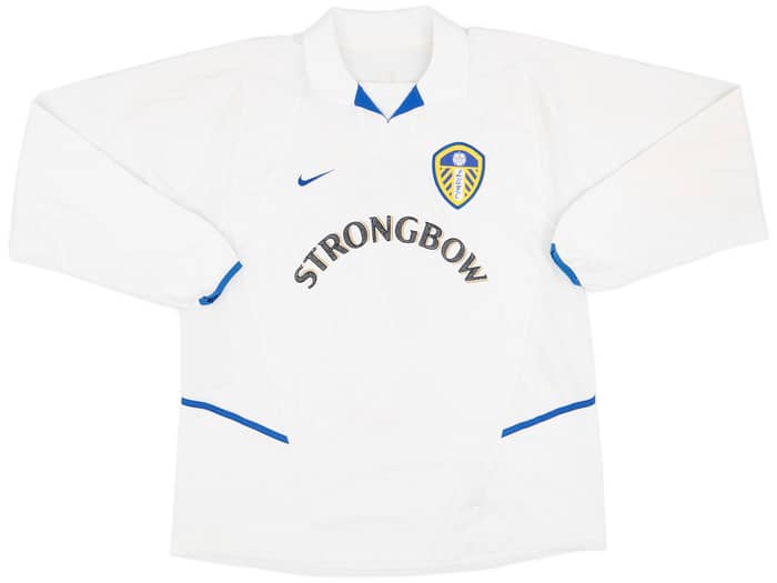 2002-03 Leeds United Home L/S Shirt Keane #7 - 8/10 - (XL)