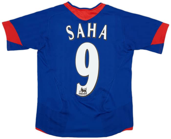 2005-06 Manchester United Away Shirt Saha #9 - 8/10 - (S.Boys)