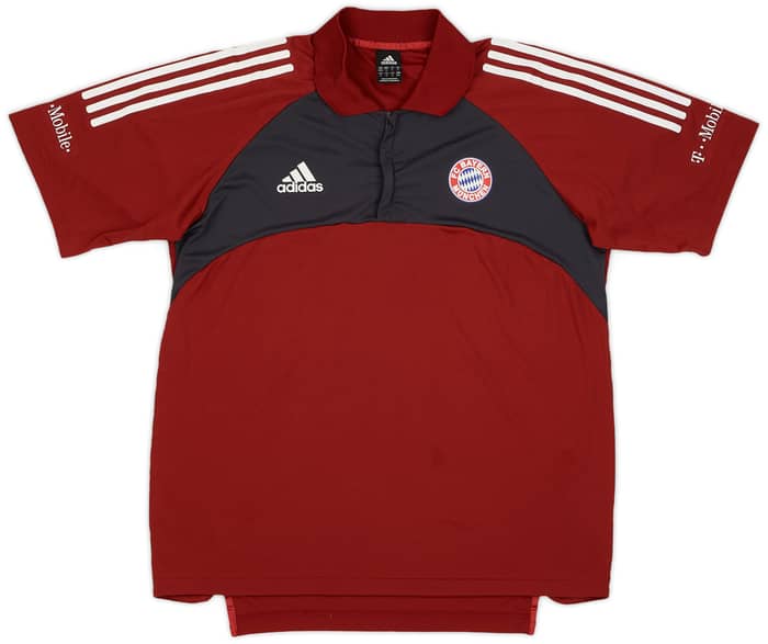 2002-03 Bayern Munich adidas 1/4 Zip Polo Shirt - 9/10 - (M/L)