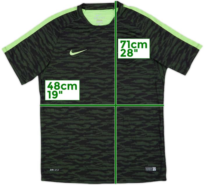 2015-16 Manchester City Nike Training Shirt - 8/10 - (L)