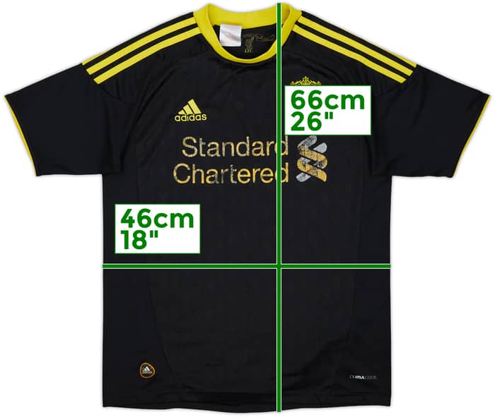 2010-11 Liverpool Third Shirt Evsey #11 - 4/10 - (L.Boys)