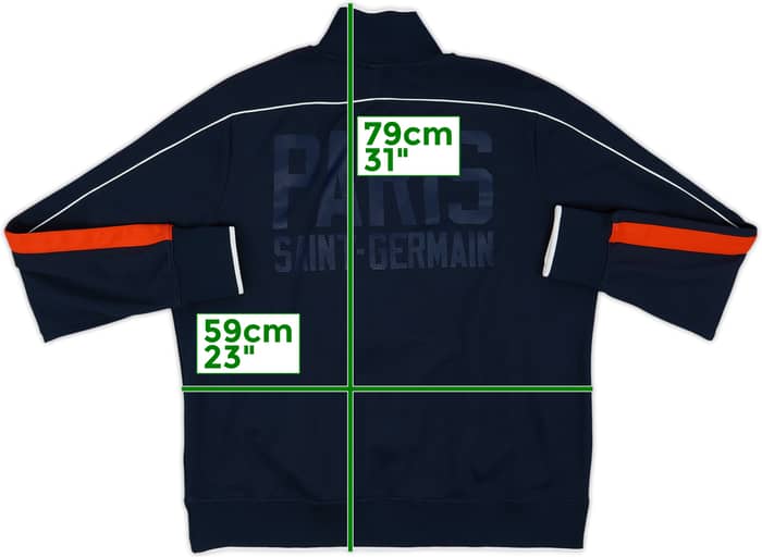 Nike Jordan Paris Saint-germain Full Zip Jacket Black/orange