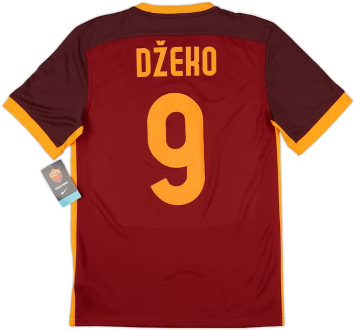 2015-16 Roma Home Shirt Dzeko #9 (S)