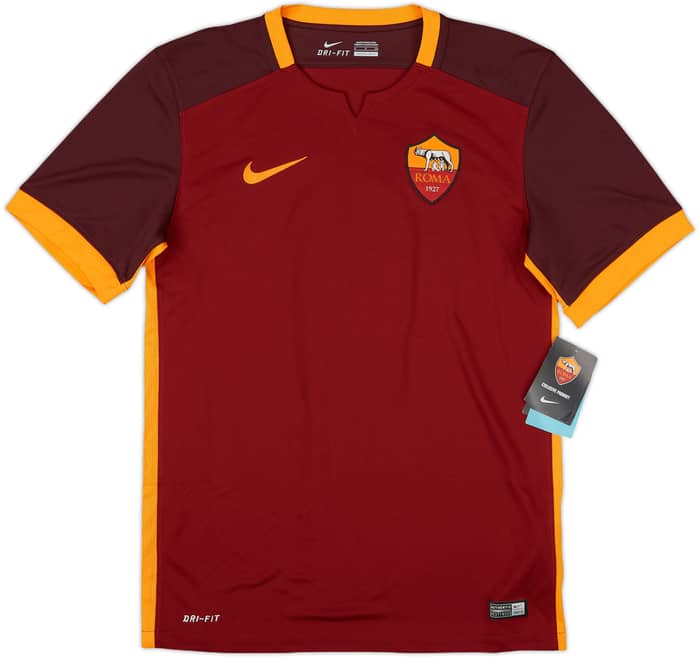 2015-16 Roma Home Shirt Dzeko #9 (S)