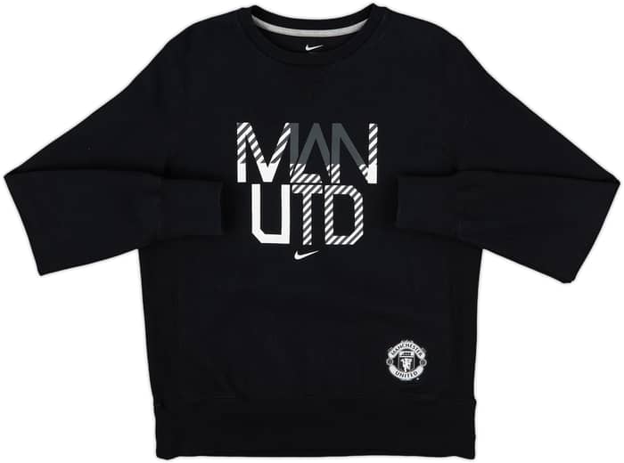 2012-13 Manchester United Nike Sweat Top - 8/10 - (M)