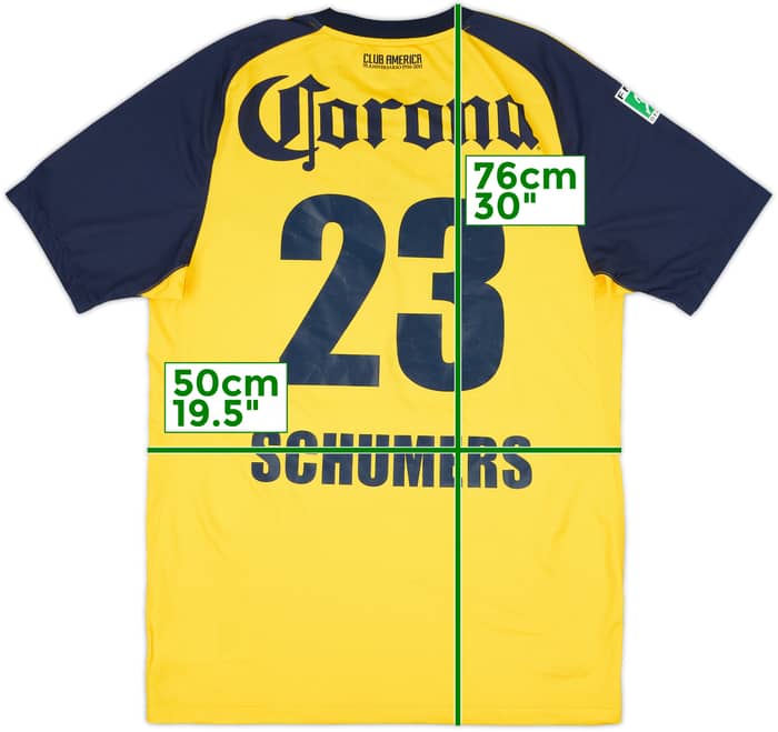 2012-13 Club America Home Shirt Schumers #23 - 9/10 - (M)