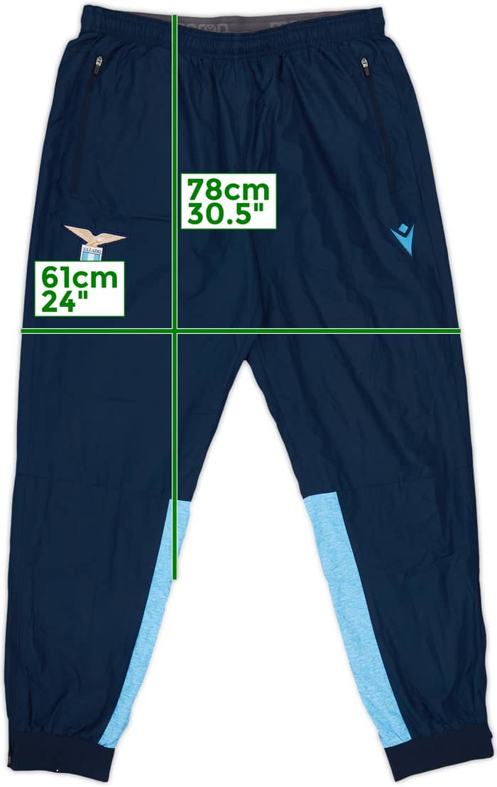 2021-22 Lazio Macron Track Pants/Bottoms - 8/10 - (XXL)