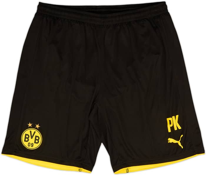 2016-17 Borussia Dortmund Staff Issue Home Shorts PK - 8/10 - (XL)