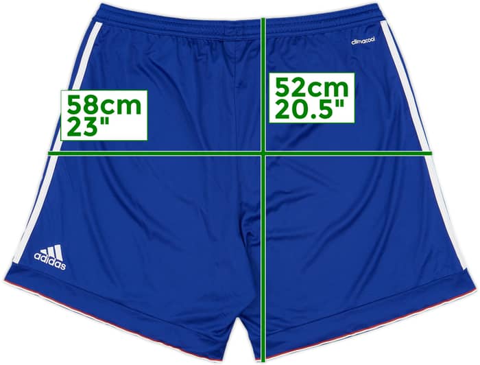 2015-16 Chelsea Home Shorts - 9/10 - (XL)
