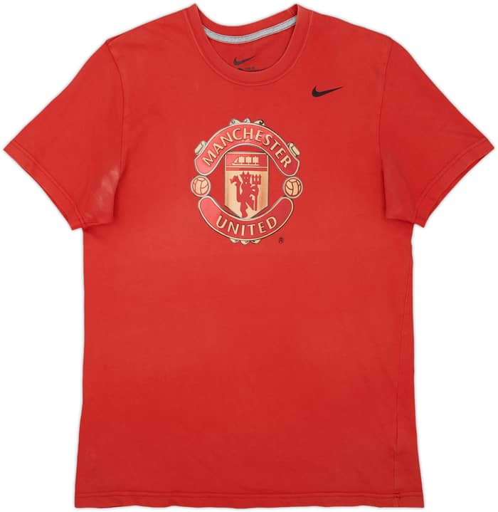 2013-14 Manchester United Nike Graphic Tee - 5/10 - (XL)