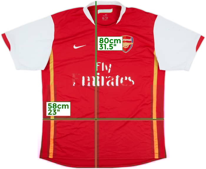 2006-08 Arsenal Home Shirt - 4/10 - (XL)