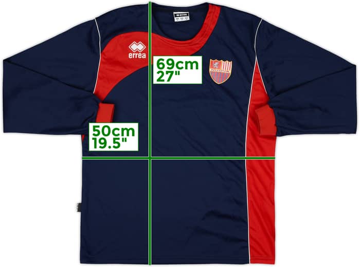 2000s Errea Template Sweat Top - 9/10 - (M)