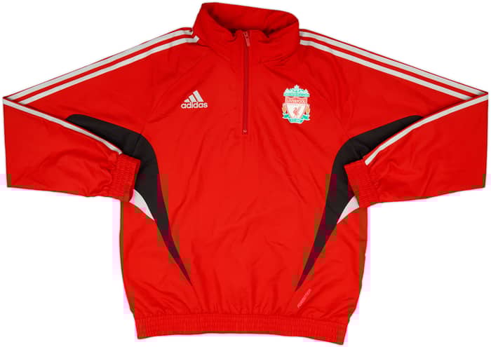 2008-09 Liverpool adidas Hooded Rain Jacket - 9/10 - (L)