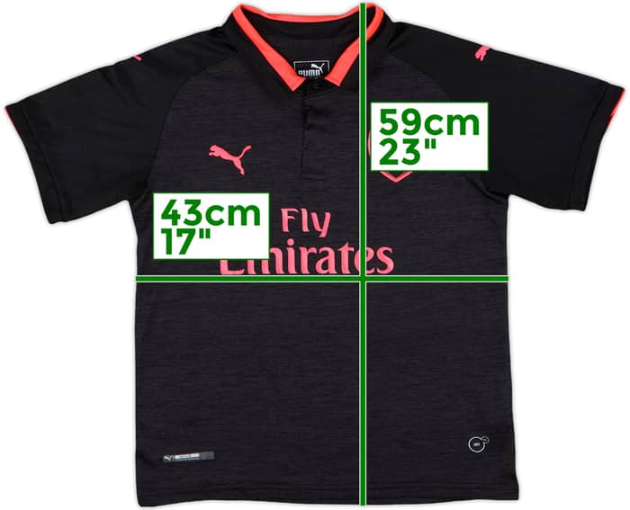 2017-18 Arsenal Third Shirt - 7/10 - (7-8 Years)