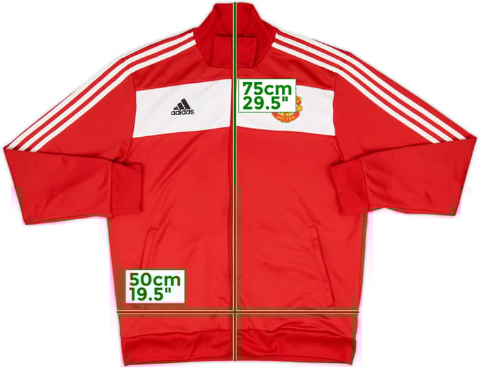 2020-21 Manchester United adidas Track Jacket - 6/10 - (XL)