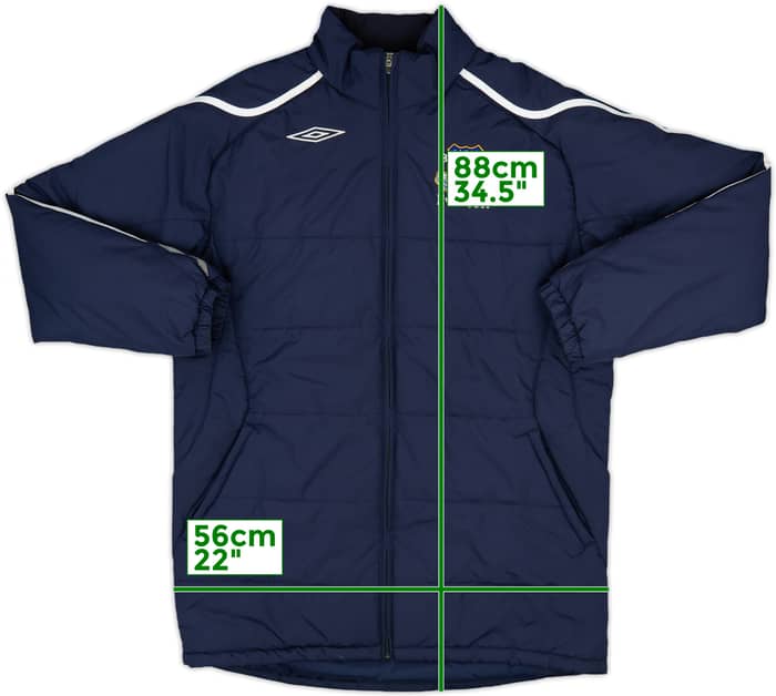2008-09 Everton Umbro Padded Bench Coat - 6/10 - (L)