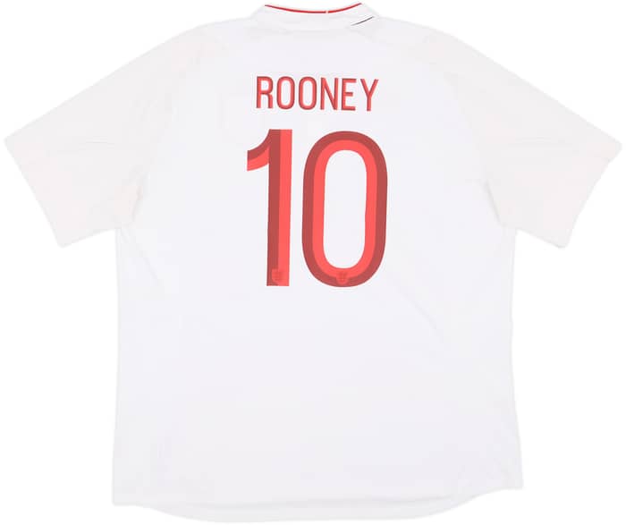 2012-13 England Home Shirt Rooney #10 - 8/10 - (3XL)