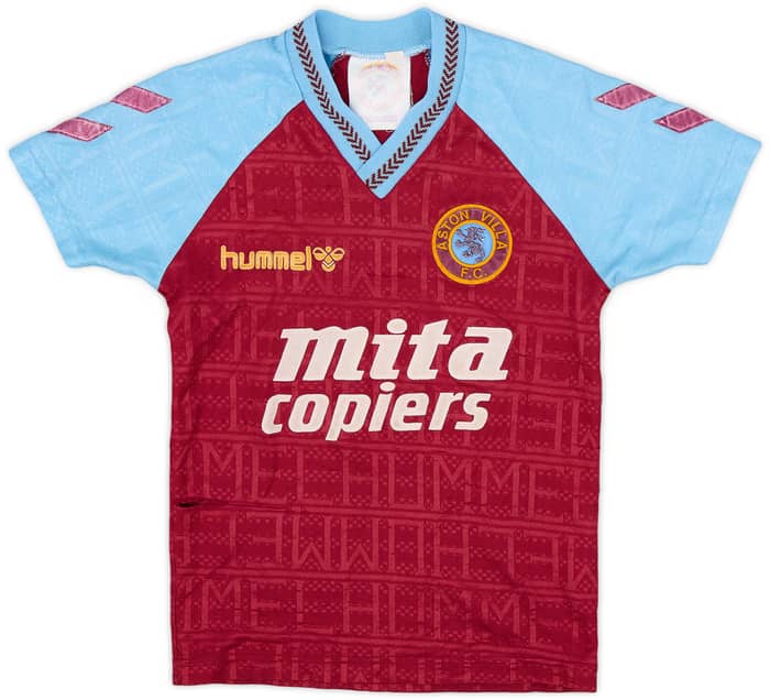 1989-90 Aston Villa Home Shirt - 3/10 - (M.Boys)