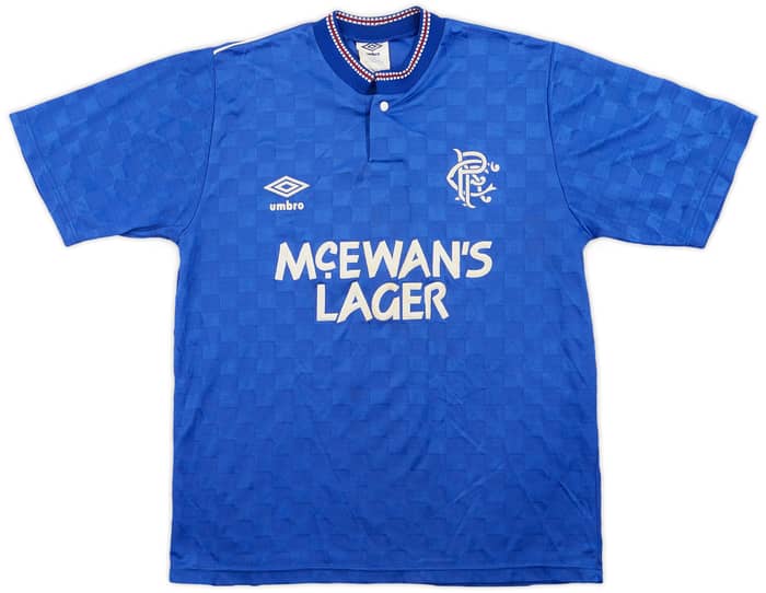 1987-90 Rangers Home Shirt #9 - 7/10 - (S)