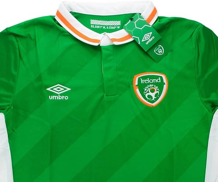 2016-17 Ireland Player Issue Home L/S Shirt