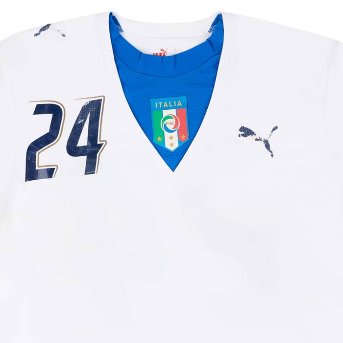 2006-07 Italy Match Issue Away L/S Shirt #24