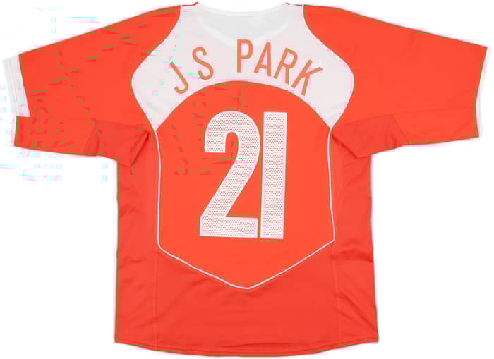 2004-06 South Korea Home Shirt J S Park #21 - 9/10 - (M)