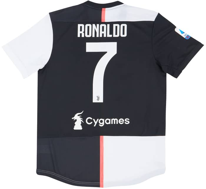 2019-20 Juventus Player Issue Domestic Home Shirt Ronaldo #7