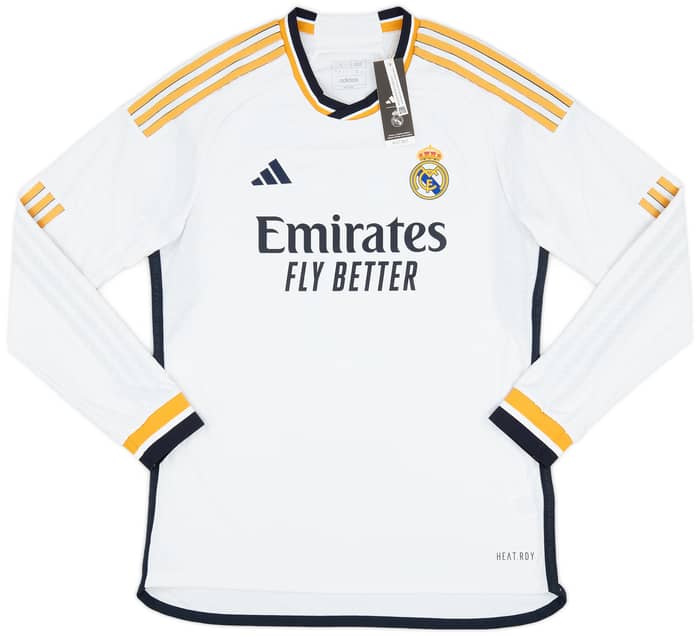 2023-24 Real Madrid Authentic Home L/S Shirt Bellingham #5