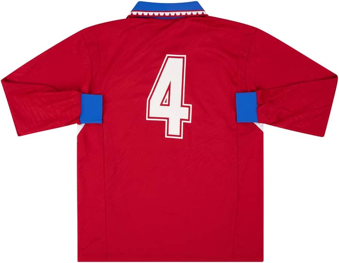 1992 Kashima Antlers Match Issue Home LS Shirt #4