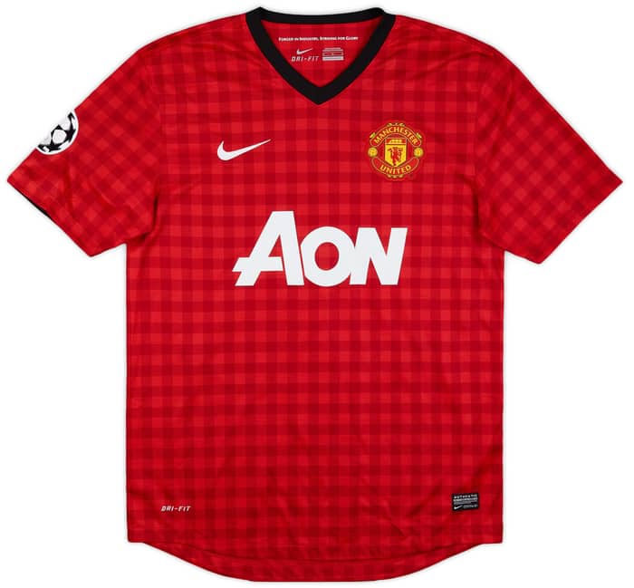 2012-13 Manchester United CL Home Shirt Rooney #10