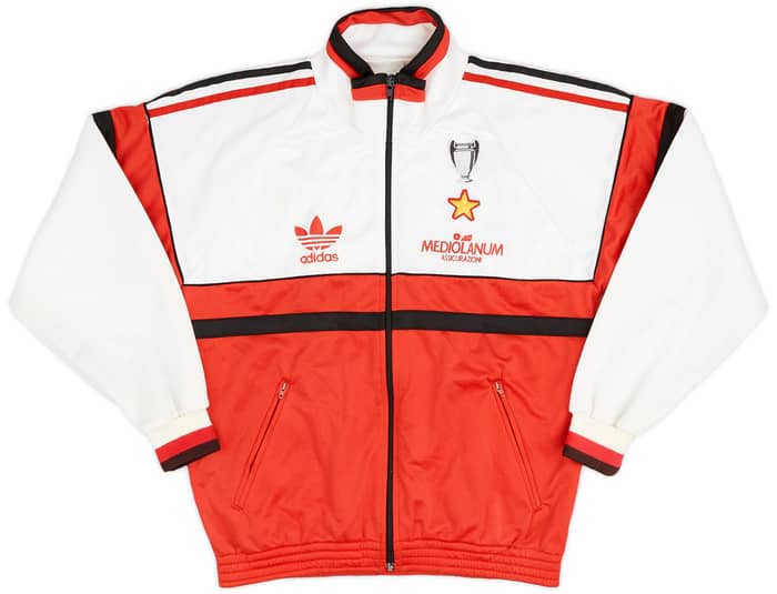 1990-92 AC Milan adidas Track Jacket - 8/10 - (XS)