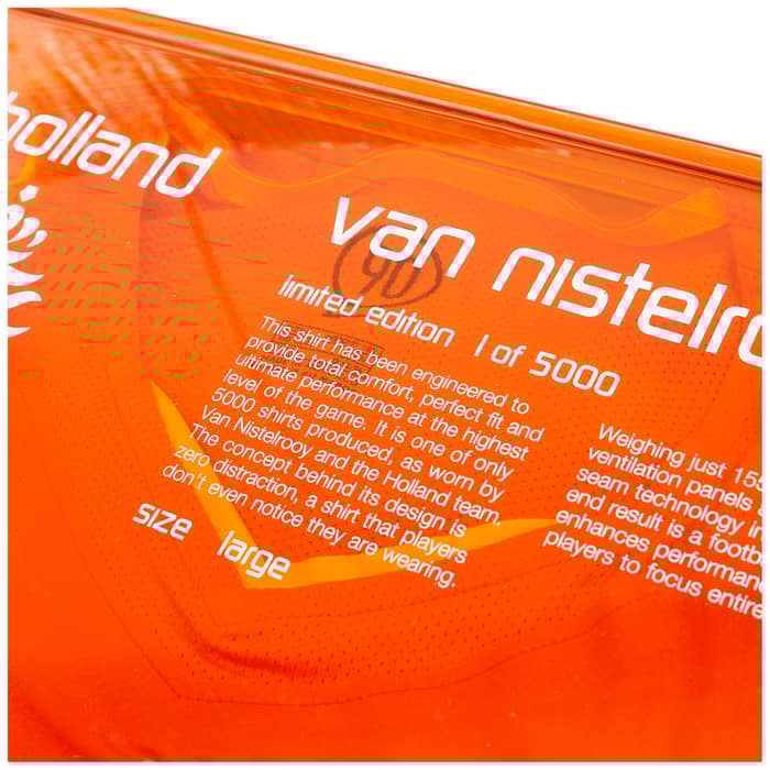2004-06 Netherlands Limited Edition Player Issue Home Shirt 2112/5000 V.Nistelrooy #10 (L)