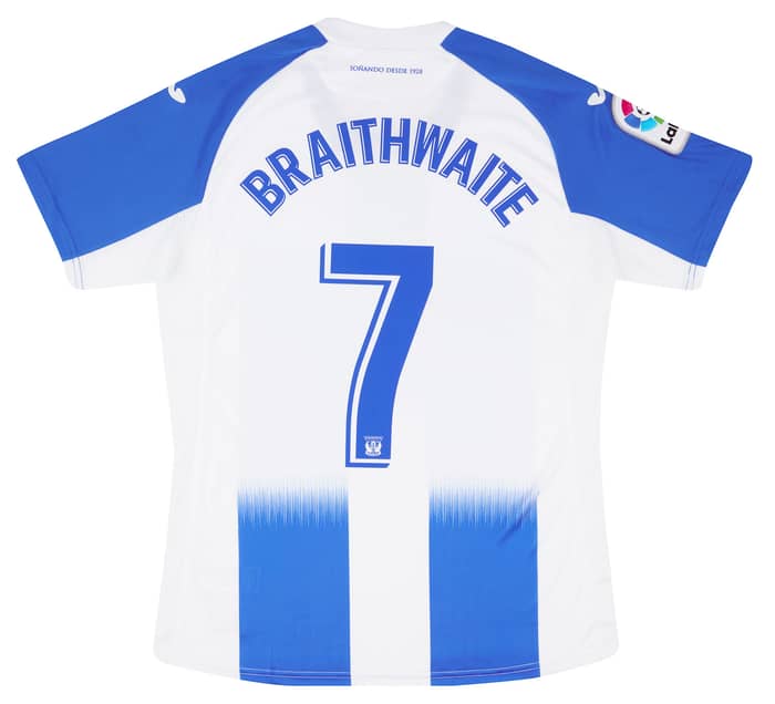 2019-20 CD Leganes Home Shirt Braithwaite #7