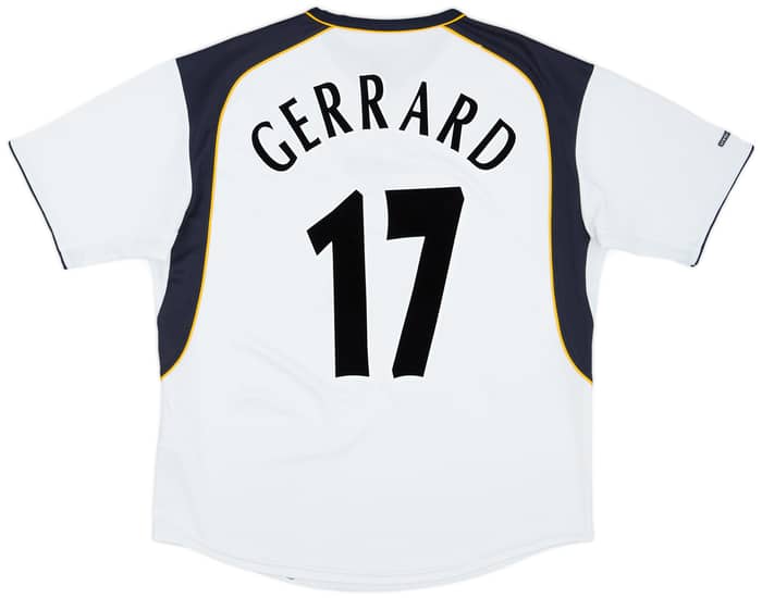 2001-03 Liverpool Away Shirt Gerrard #17