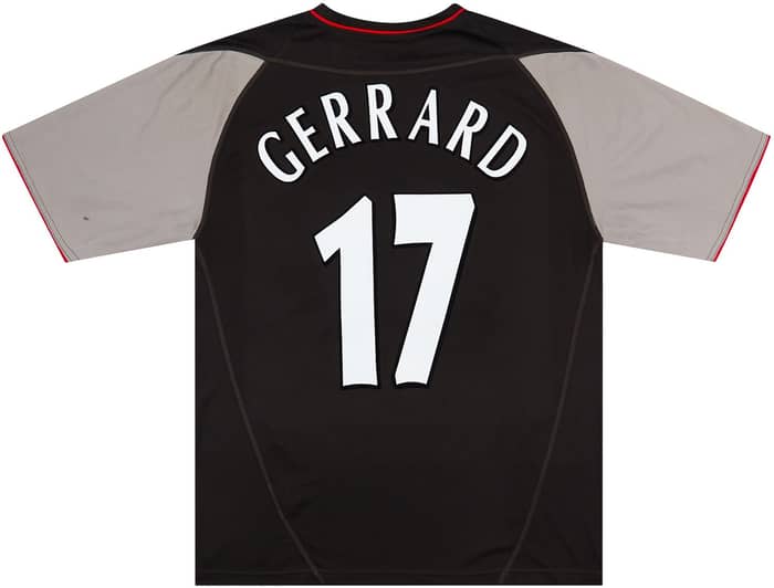 2002-04 Liverpool Away Shirt Gerrard #17