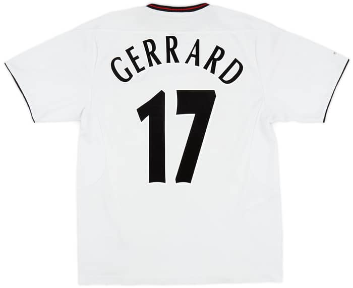 2003-04 Liverpool Away Shirt Gerrard #17