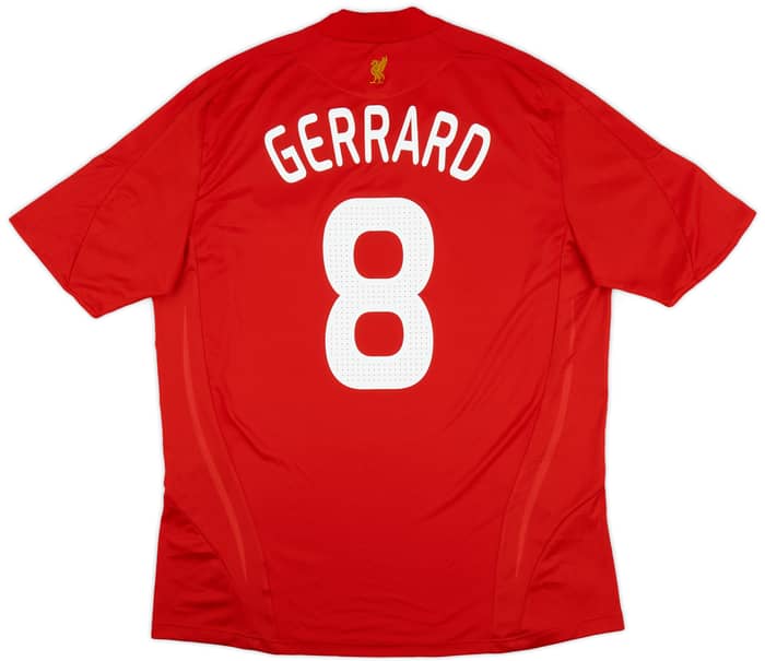 2008-10 Liverpool Home Shirt Gerrard #8