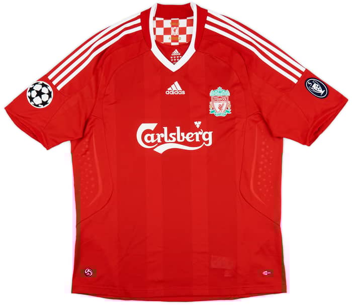 2008-10 Liverpool Home Shirt Gerrard #8
