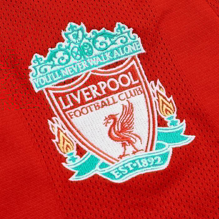 2008-10 Liverpool Home Shirt Gerrard #8