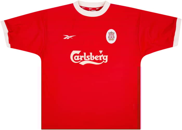 1998-00 Liverpool Home Shirt Gerrard #28