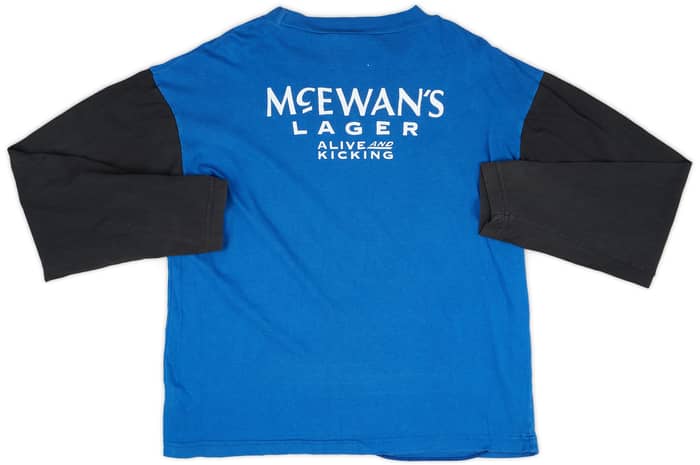 1994-95 Rangers adidas Player Issue L/S Shirt #35 - 6/10 - (L)