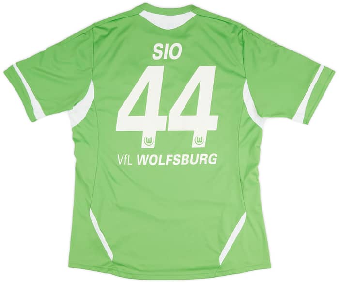 2011-12 Wolfsburg Home Shirt Sio #44 - 5/10 - (XL)