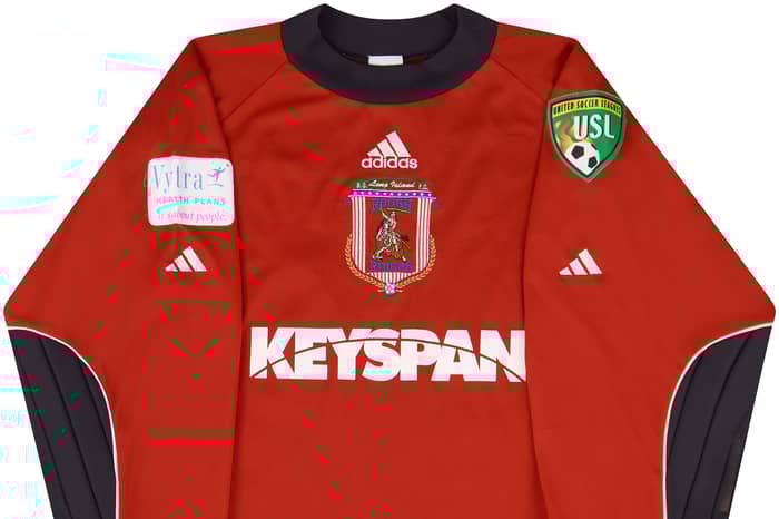 2005 Long Island Rough Riders Match Issue GK Shirt Grafer #30