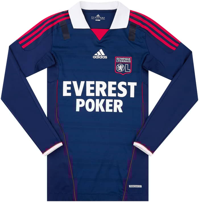 2011-12 Lyon Player Issue TechFit Away L/S Shirt - 6/10 - (S)